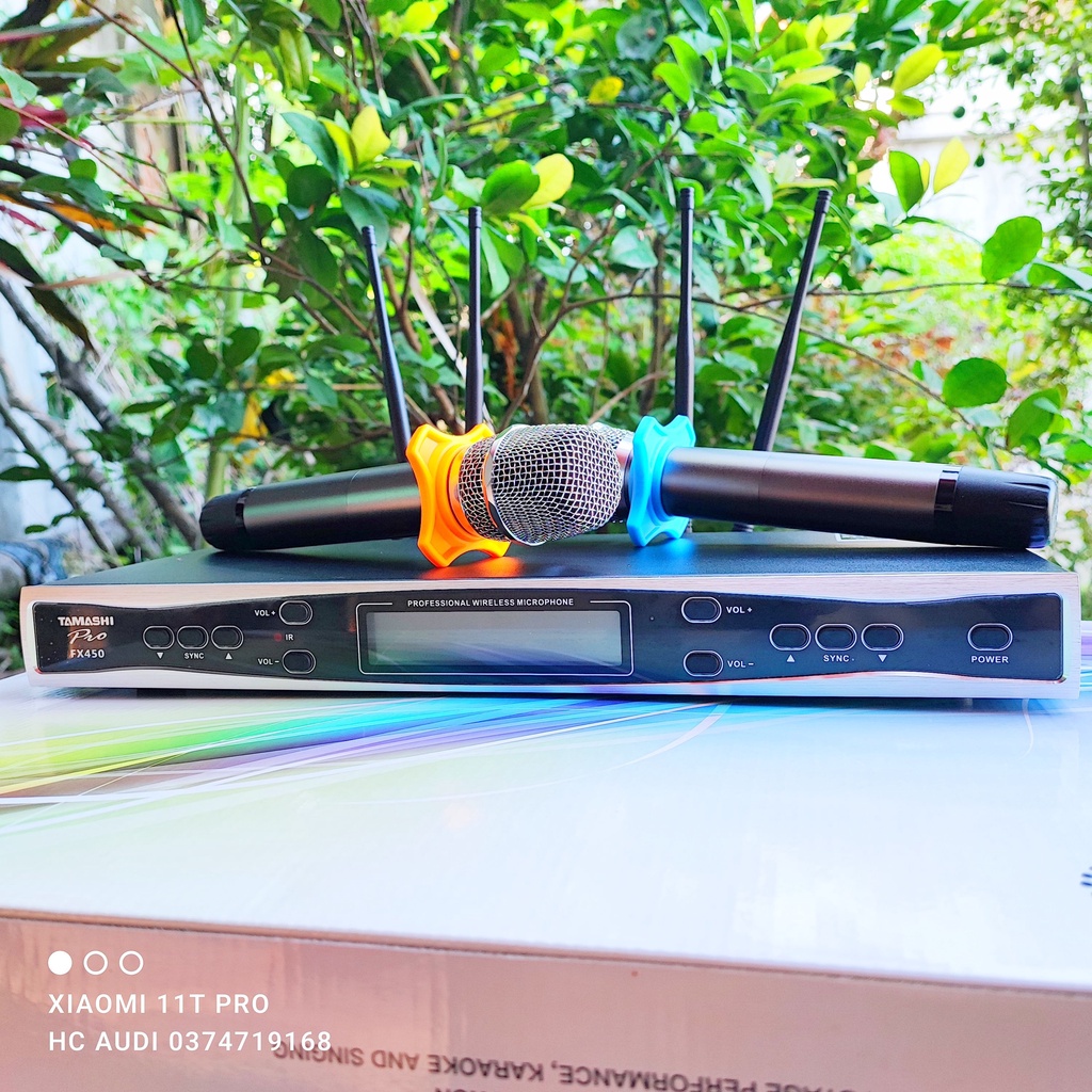 Mic không dây TAMASHI FX450 FX 450 chính hãng - micro thông minh hát cực hay