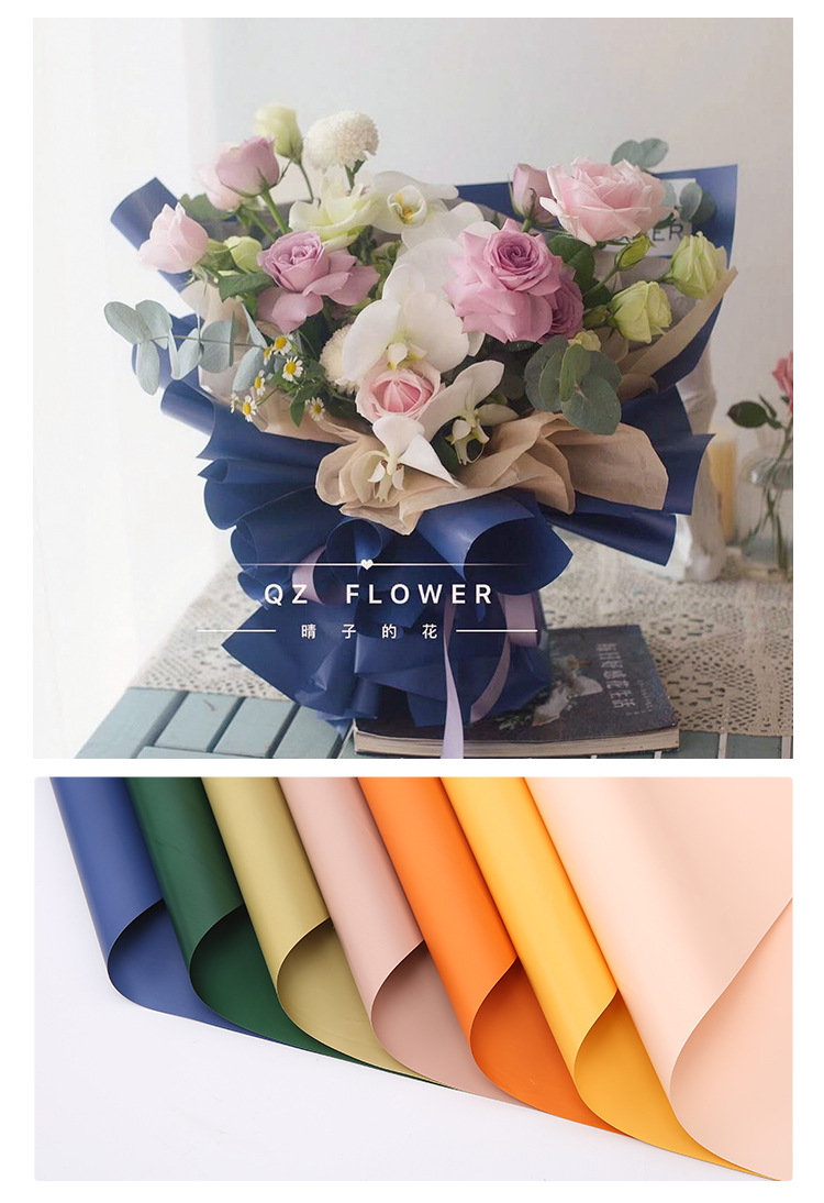 20 tờ giấy bọc hoa gói quà chống nước một màu nhã nhặn | BigBuy360 - bigbuy360.vn