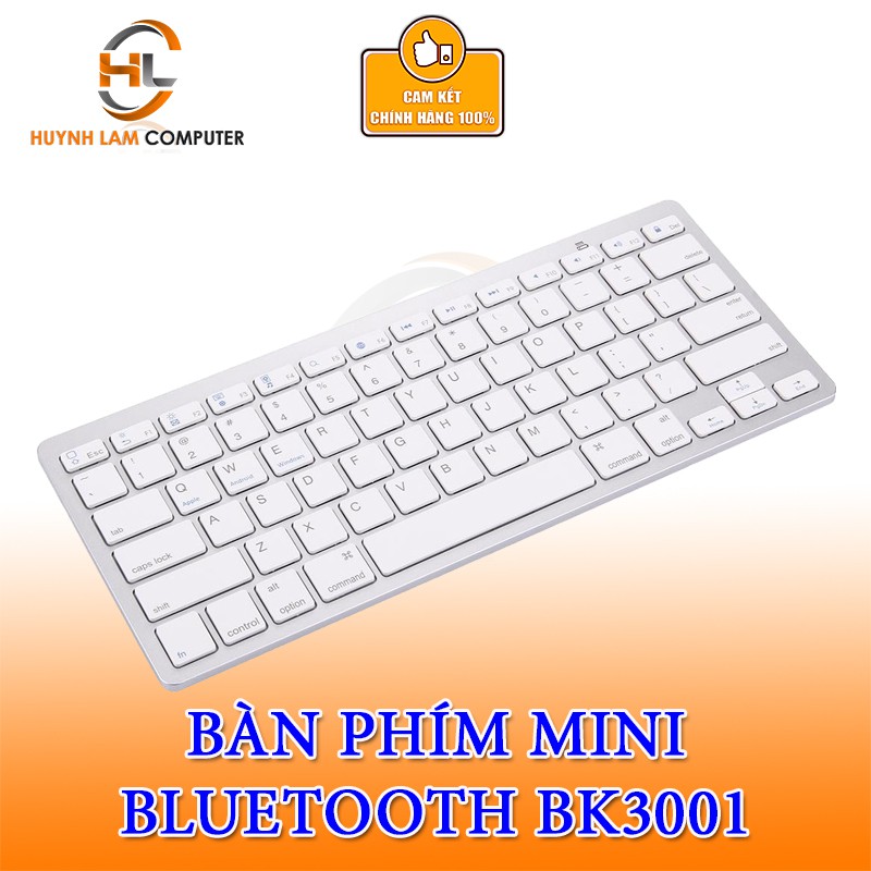 Bàn phím mini BK3001 Bluetooth Siêu mỏng chính hãng phân phối