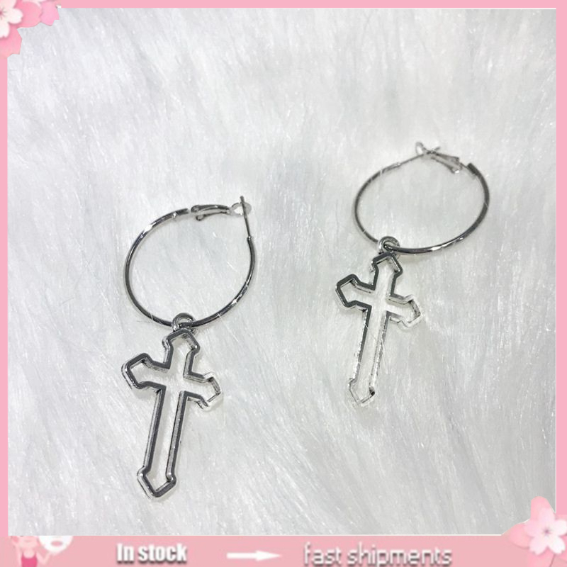 Hoa tai mặt hình chữ thập sành điệu hợp thời trang