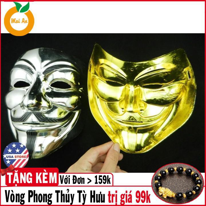 Mặt Nạ Mạ Bạc Vàng Hacker sku sp AD40.  Fmã LK