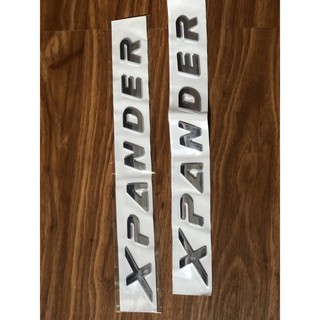 Bộ tem dán chữ nổi Xpander mạ crom cao cấp