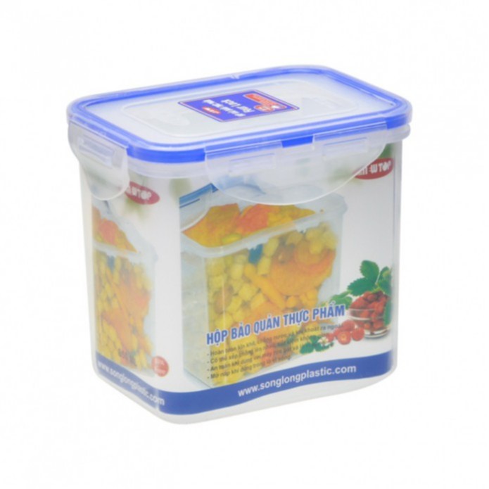 Hộp bảo quản thực phẩm 4 khóa 2505 - 850ml Song Long | BigBuy360 - bigbuy360.vn