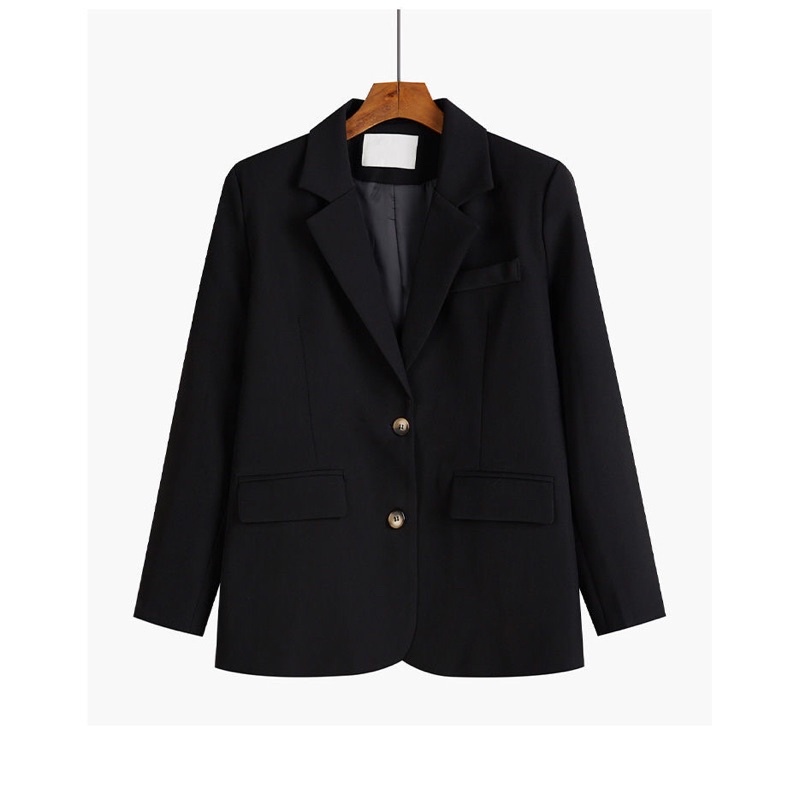 Áo Khoác Blazer nữ dáng suông phong cách hàn quốc mẫu mới chất đẹp mã RB038