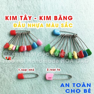 VB Kim tây, kim băng đầu nhựa HGKN xâu 10 cái an toàn cho bé yêu 14 10
