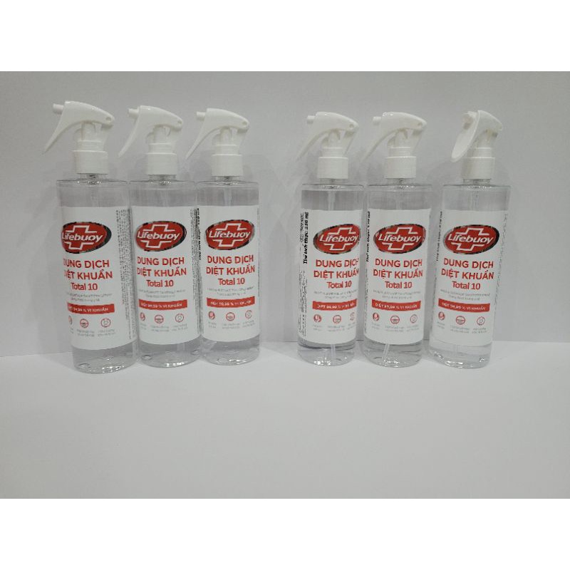 Chai xịt Dung dịch diệt khuẩn total 10 Lifebuoy