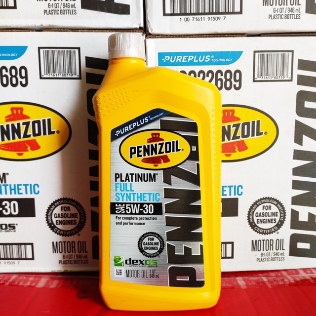 Mã LIFE30K giảm 15% đơn 150K Nhớt Pennzoil Platinum 5w30