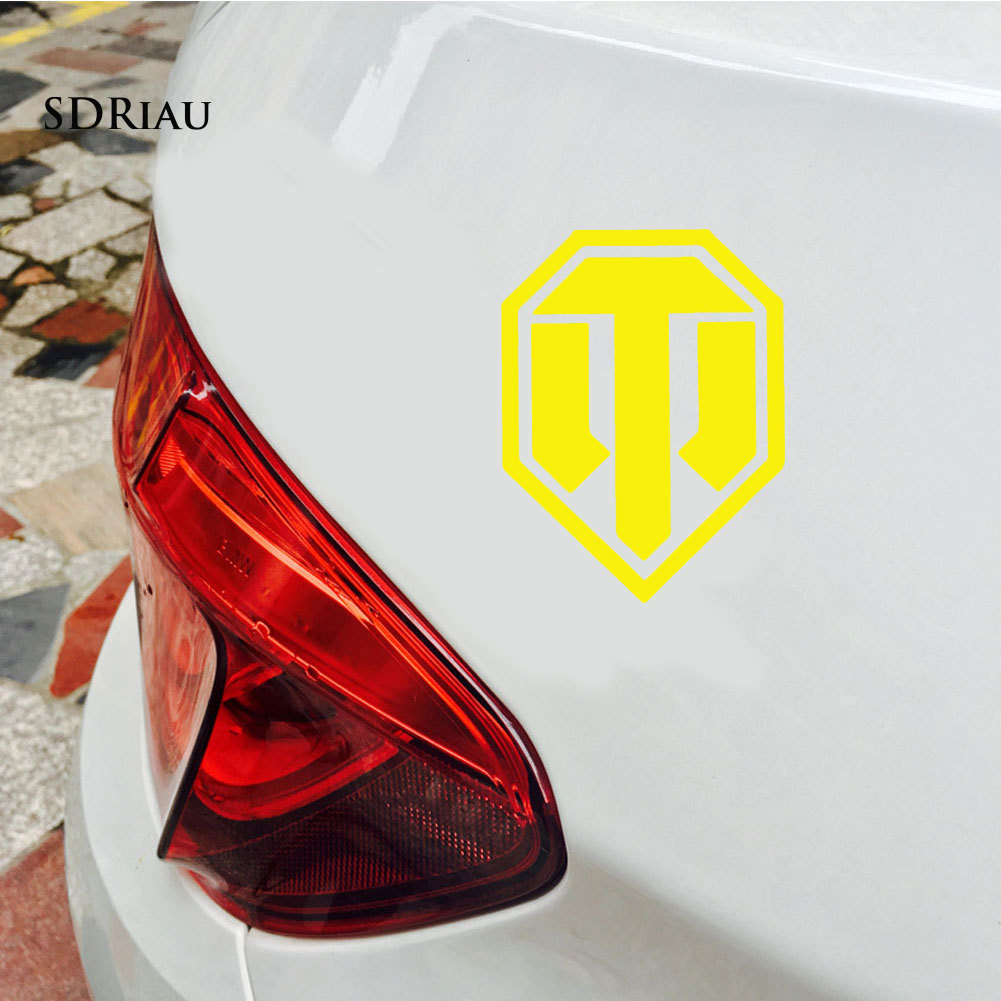 Miếng Dán Phản Quang Hình Logo Xe Tăng Độc Đáo