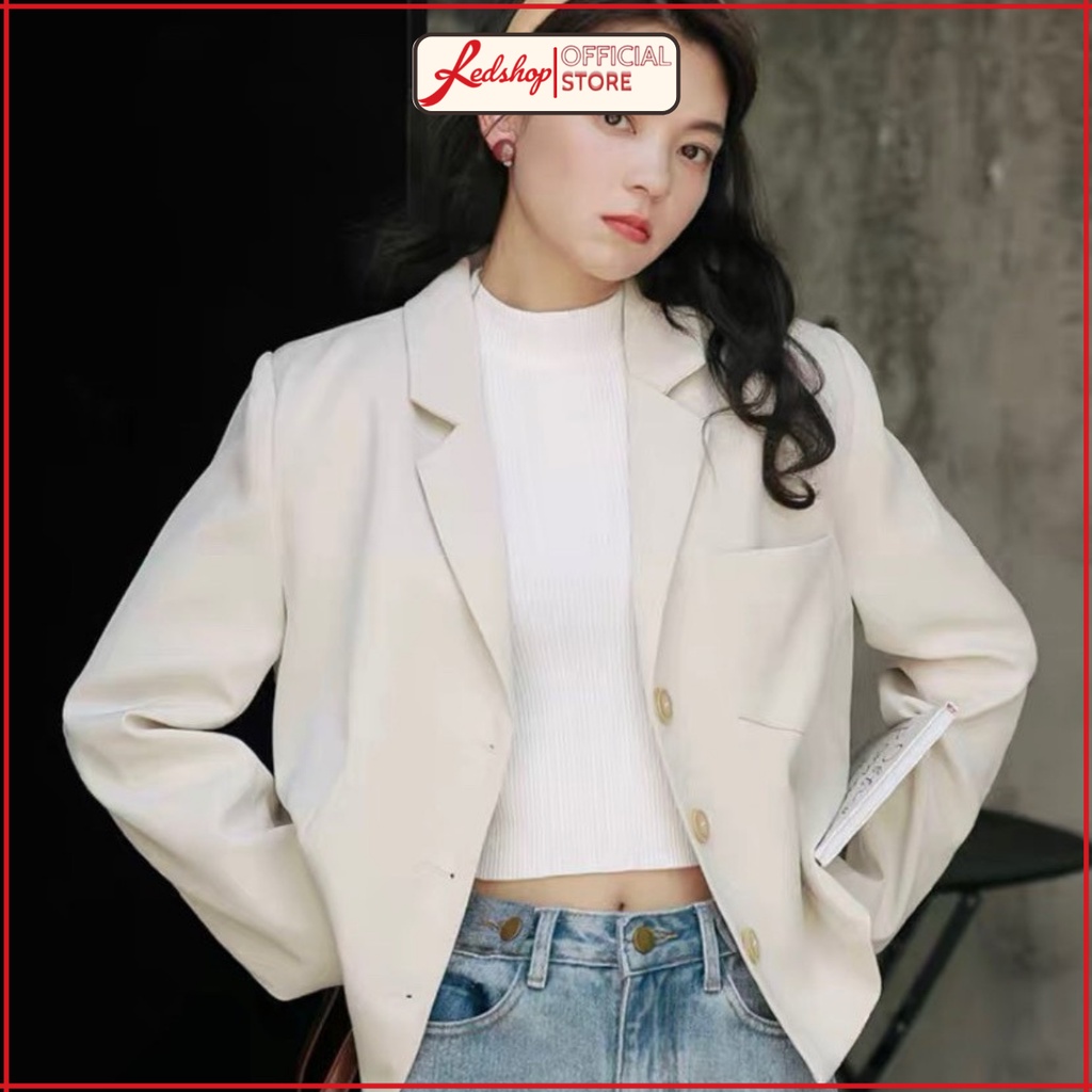 Áo blazer croptop công sở, đi chơi thời trang Hàn Quốc Red Shop_27930