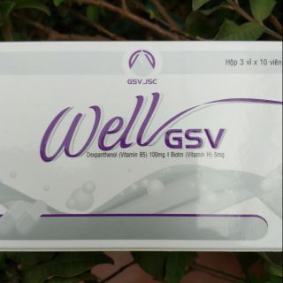 Well gsv giúp giảm gãy, rụng tóc