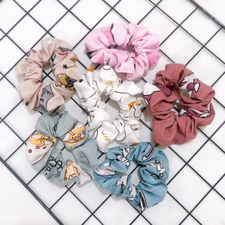 Dây Buộc Tóc Scrunchies Dễ Thương