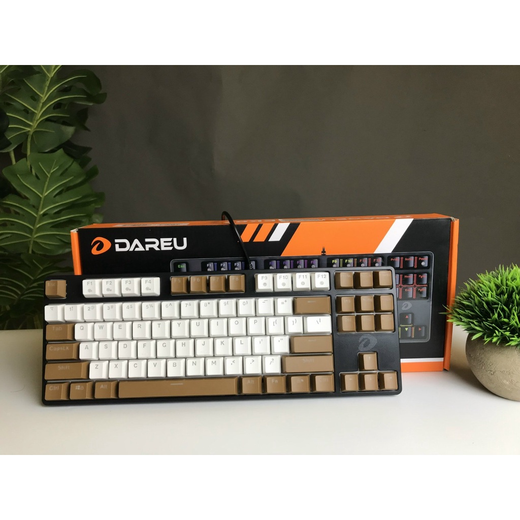 Bàn phím cơ red switch brown switch blue switch led đổi màu 87 phím Dareu EK87 có dây bảo hành chính hãng 24 tháng