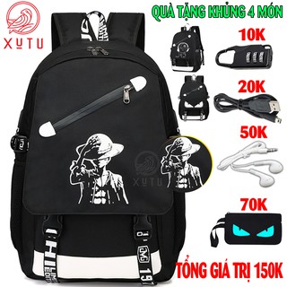Balo nam nữ đi học phong cách phát sáng hình one piece cực Hót