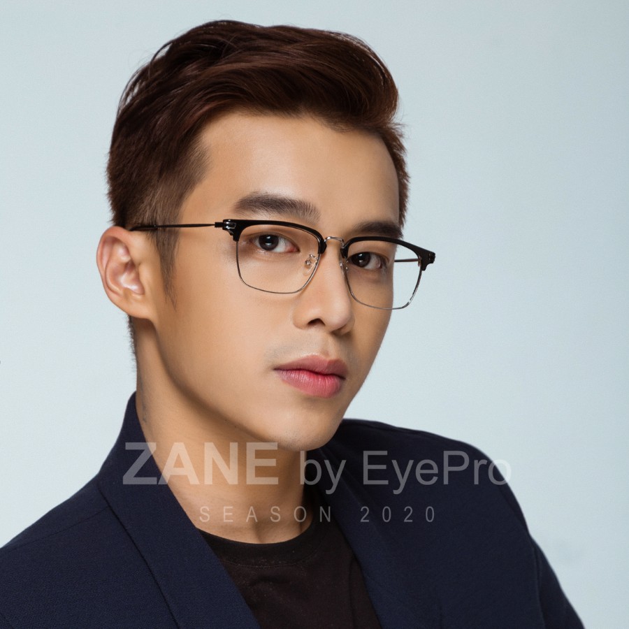 [LẮP SẴN CẬN] Gọng kính cận nam, Mắt kính nam CLUBMASTER, kính mắt