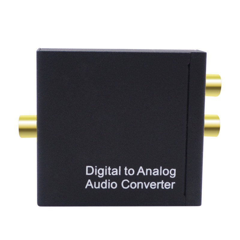 Digital to Analog Converter DAC Digital SPDIF Toslink to Analog Stereo Audio L/R Converter Adapter with Optical Cable for PS3 XBox HD DVD PS4 Home Cinema Systems AV Amps Apple TV
