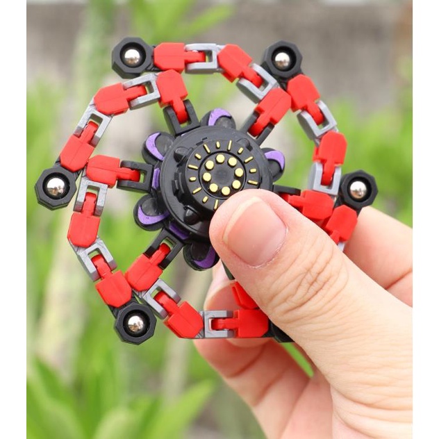 Đầu Ngón Tay Cầm Tay Con Quay Hồi Chuyển đồ Chơi Giải Nén Robot Có Thể Biến Dạng đồ Chơi Cảm Giác Vui Nhộn