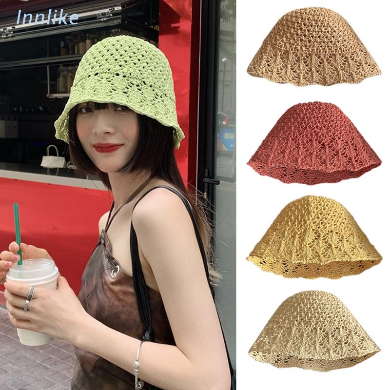Mũ Tai Bèo Chống Nắng Màu Trơn Dễ Phối Đồ Thời Trang Mùa Hè Cho Nữ