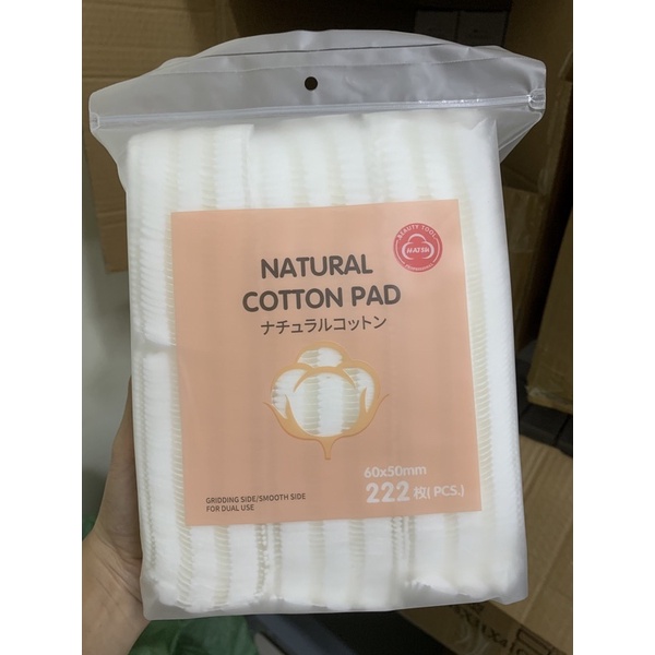 Gói 222 Miếng Bông Tẩy Trang 100% Cotton Mềm Mại, Siêu Rẻ, Tiết Kiệm