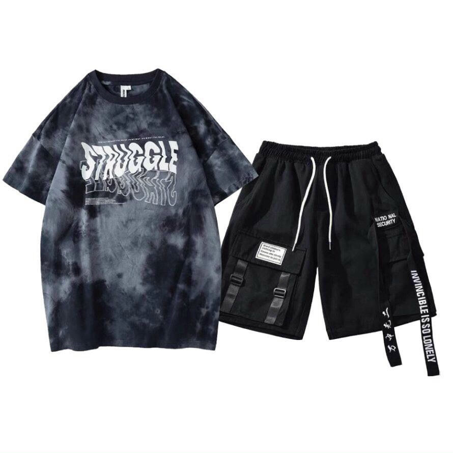 SET BỘ THUN HÈ THỜI TRANG HÀN QUỐC CỰC ĐẸP , TÔN DÁNG THOẢI MÁI VẬN ĐỘNG CHO CÁC BẠN TRẺ KME