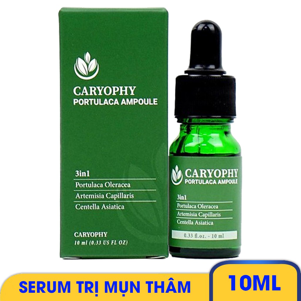 Serum Trị Mụn Thâm Dưỡng Trắng Da Caryophy Portulaca Ampoule Caryophy