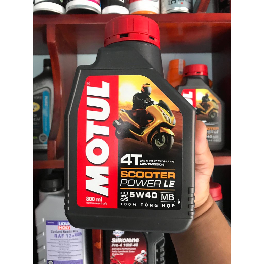 Nhớt Motul Scooter Power LE Tay Ga