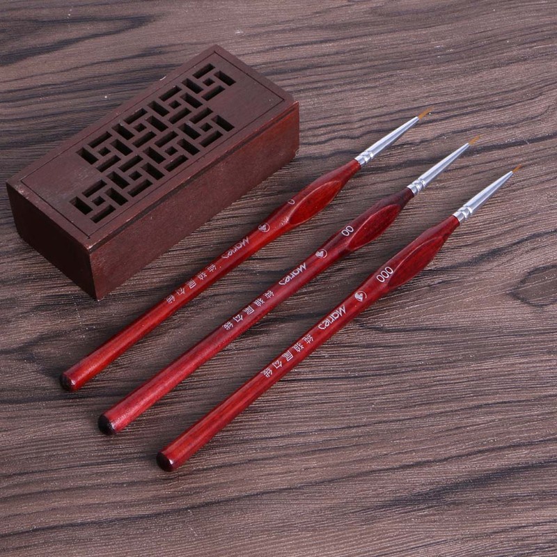 Cọ vẽ lông sói chuyên nghiệp chất lượng cao kích thước 0 00 000