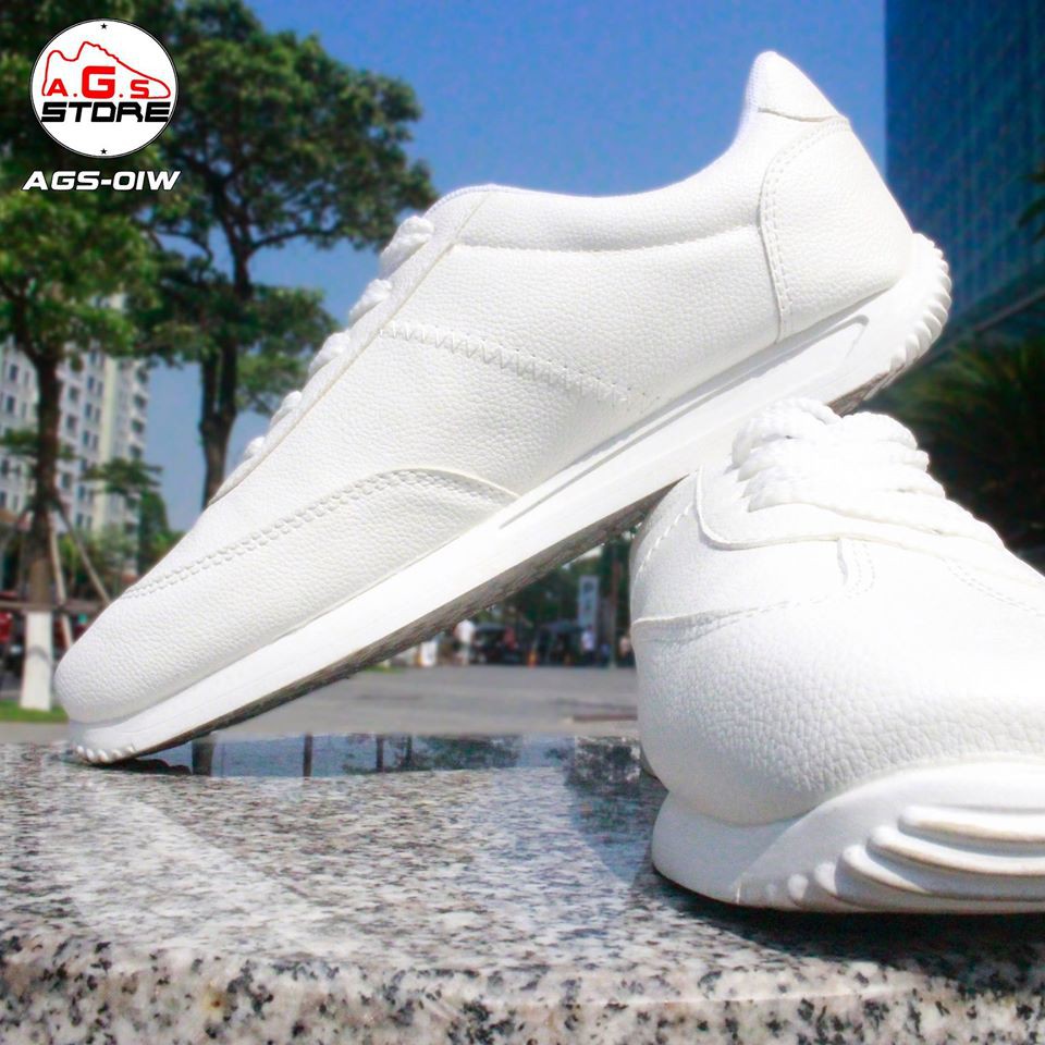 [💥FREESHIP💥]Giày Da Trắng Nam Thể Thao Cao Cấp - Giày Nam Cổ Thấp Đẹp Giá Rẻ Trẻ Trung Bảo Hành 12 Tháng | BigBuy360 - bigbuy360.vn