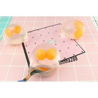 đồ chơi gudetama - trứng  bóp trút giận trứng biến thái 2 lòng