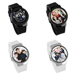 Kpop BTS Watch LED đồng hồ đeo tay chống thấm ánh sáng