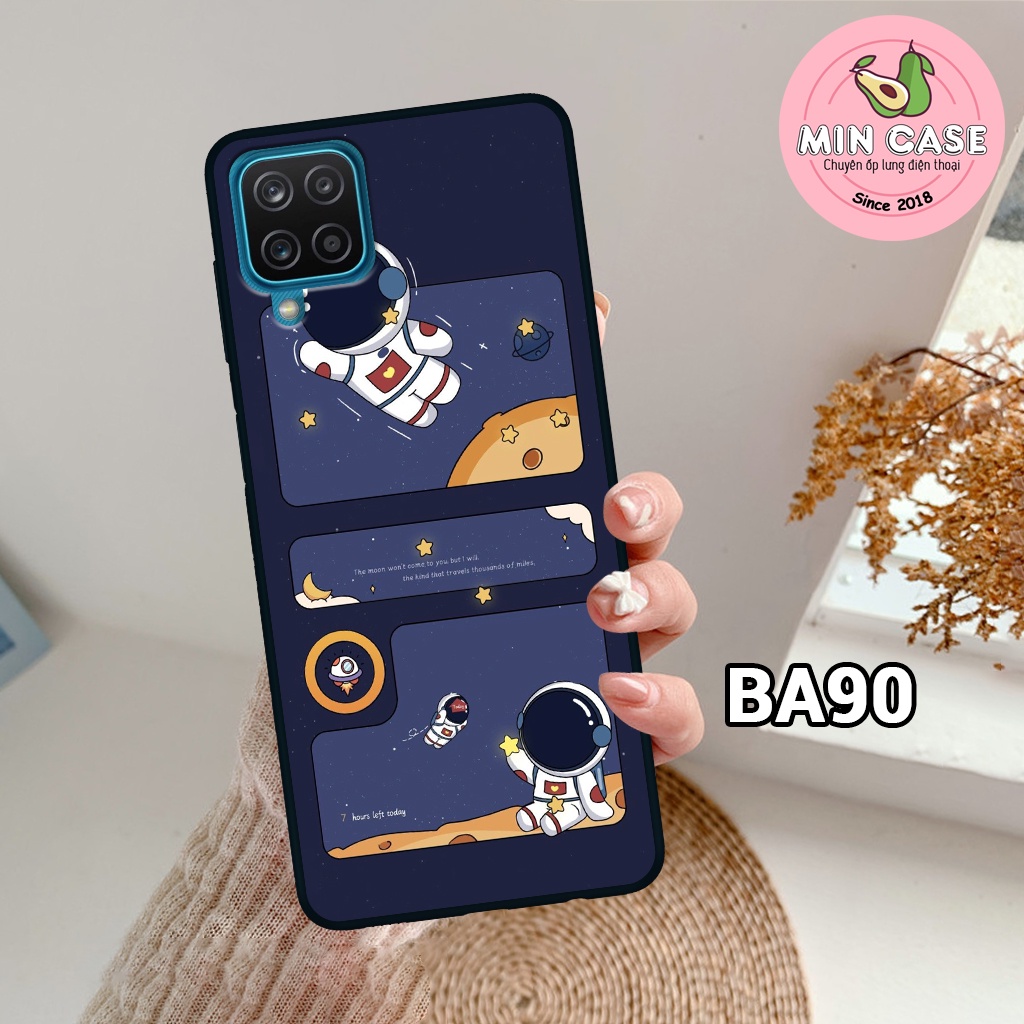 Ốp lưng SAMSUNG A12/ M12/ A22 4G/ A22 5G/ M22 - Ốp lưng Samsung in hình phi hành gia dễ thương