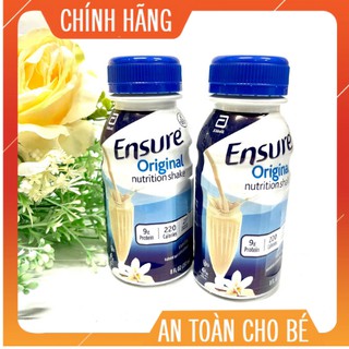 Sữa Ensure Nước Original Hương Vanilla 237ml Hàng Nhập Khẩu Mỹ
