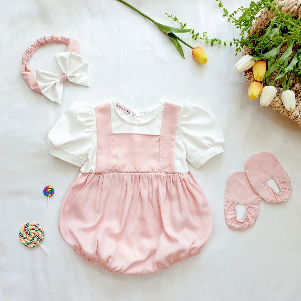 SALE SET 2 MÓN BODY KÈM TUBAN CHO BÉ GÁI XINH XẮN Đ1