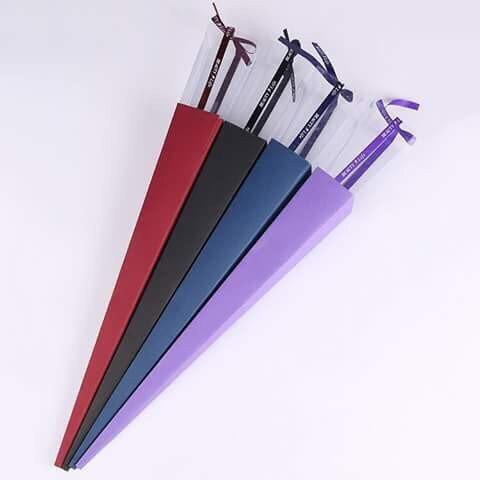 10 Vỏ hộp đựng hoa hồng mica loại 1 bông _hộp hoa hồng mica