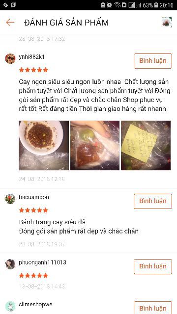 Combo 10 bánh tráng tắc ớt xay maxxx cayyyy cấp 99 !!!