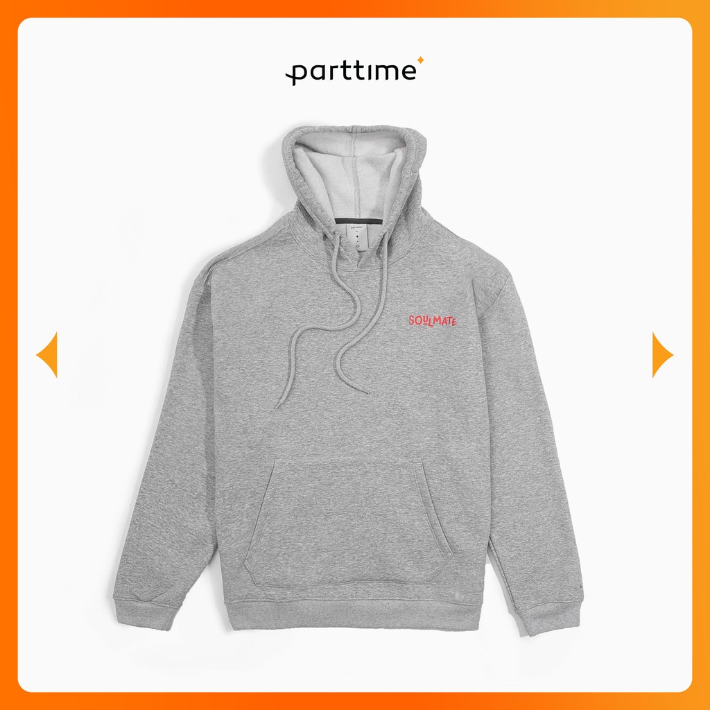 ÁO Hoodie Unisex Soulmate Tay Dài Dáng Rộng Thời Trang⚡SIÊU HOT⚡Áo Nỉ Có Mũ Nam Nữ Cotton Mềm Mại Chính Hãng Parttime | BigBuy360 - bigbuy360.vn
