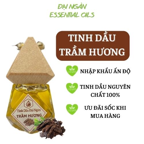 Tinh dầu thiên nhiên treo xe trầm hương 10ml