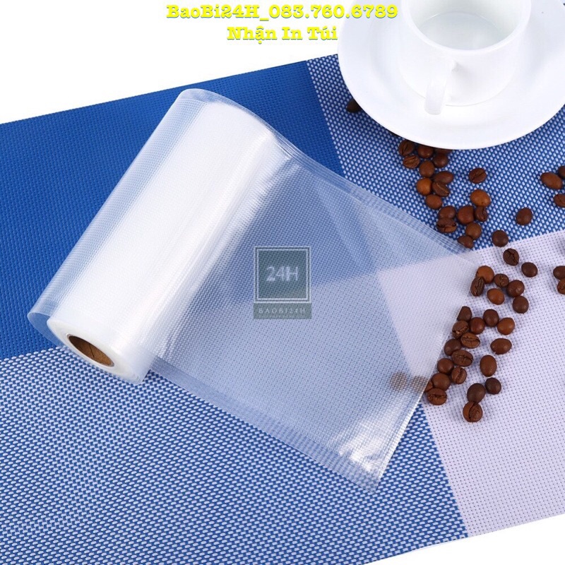 1 cuộn 500cmCUỘN TÚI HÚT CHÂN KHÔNG CAO CẤP Cuộn túi hút chân không 1 mặt nhám dùng cho mọi máy hút chân không.