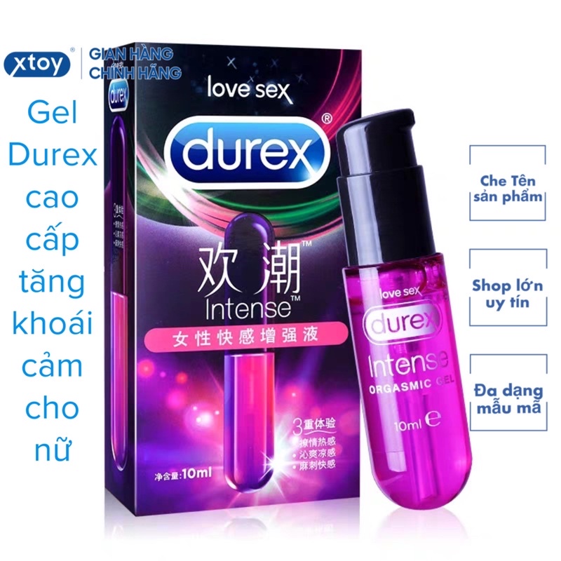 Gel bôi trơn Mỹ Durex Intense Orgasmic - kích thích &amp; tăng khoái cảm nữ (Hàng Chính hãng Authentic)