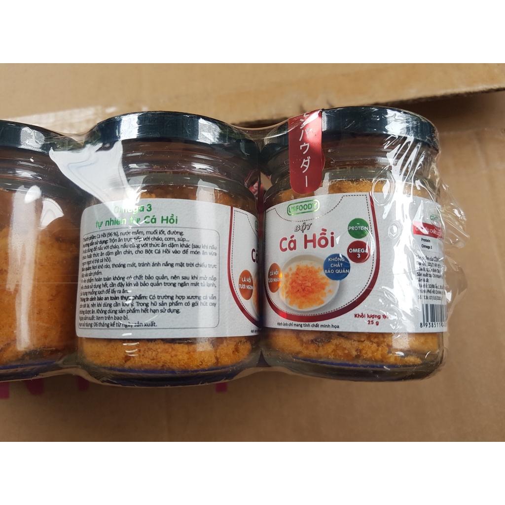 Ruốc cá hồi / chà bông cá hồi / cá lóc / ruốc tôm ăn dặm cho bé 6 tháng tuổi - CS Baby