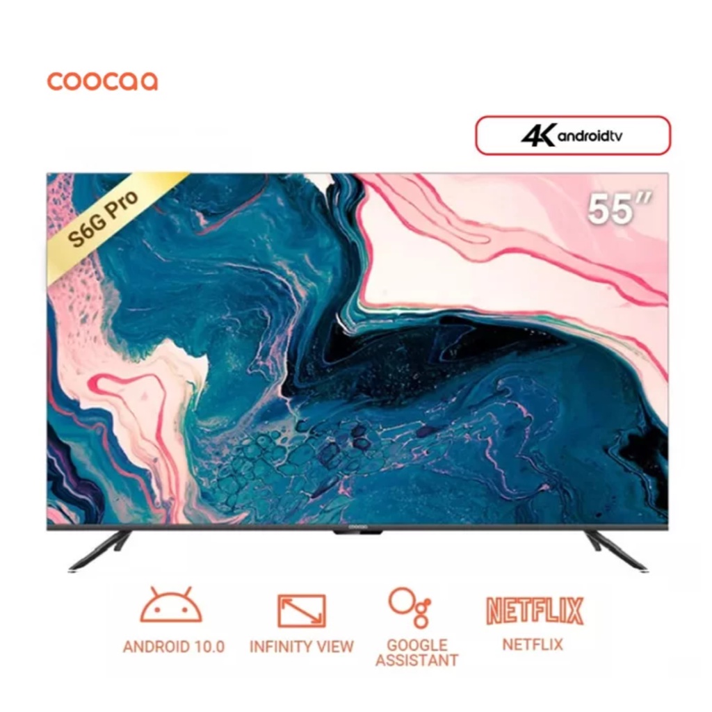 Smart Tivi 55 Inch COOCAA 55S6G Pro-Silver 2021 - Dienmaykhore