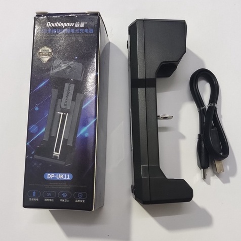 Bộ sạc nhanh pin 18650 / 14500 / 16340 Cổng USB sạc đầy pin tự ngắt