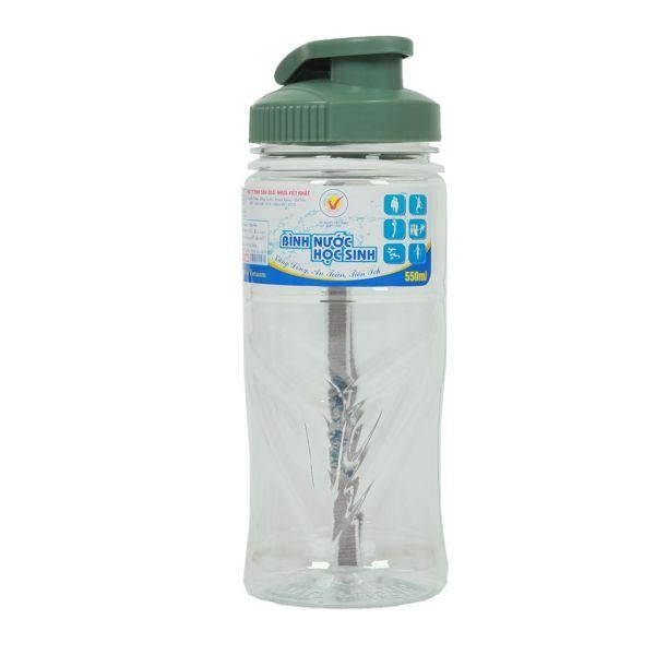 Bình nước học sinh 550ml -750ml- làm từ chất liệu nhựa Việt Nhật an toàn