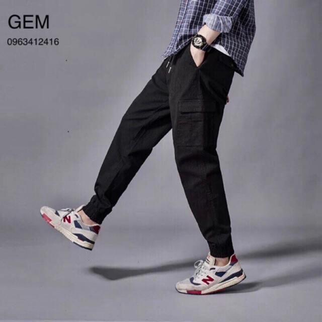 QUẦN JOGGER TÚI HỘP KAKI 2023