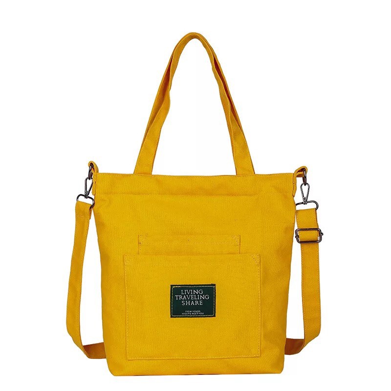 Túi Tote Living Traveling Phong Cách Hàn Quốc BT17