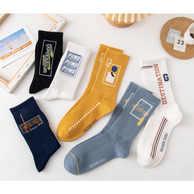 Vớ Tất thể thao cao cổ Nam Nữ phong cách trẻ trung và năng động.