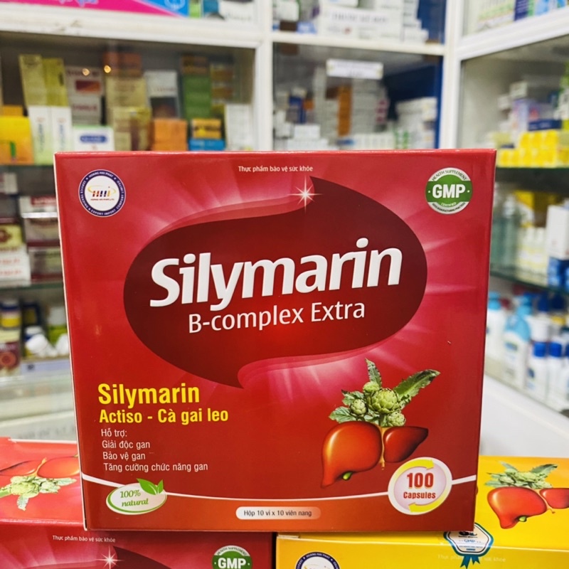 ✅ [Chính Hãng] Silymarin B-complex Extra hỗ trợ giải độc gan bảo vệ gan tăng cường chức năng gan