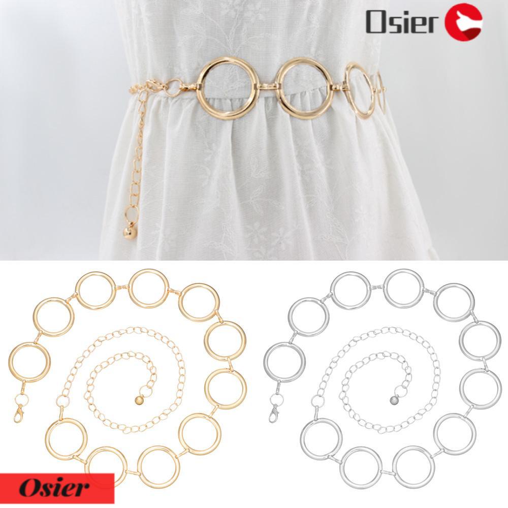 Thắt Lưng Da Khóa Kim Loại Tròn To 1 Cho Nữ