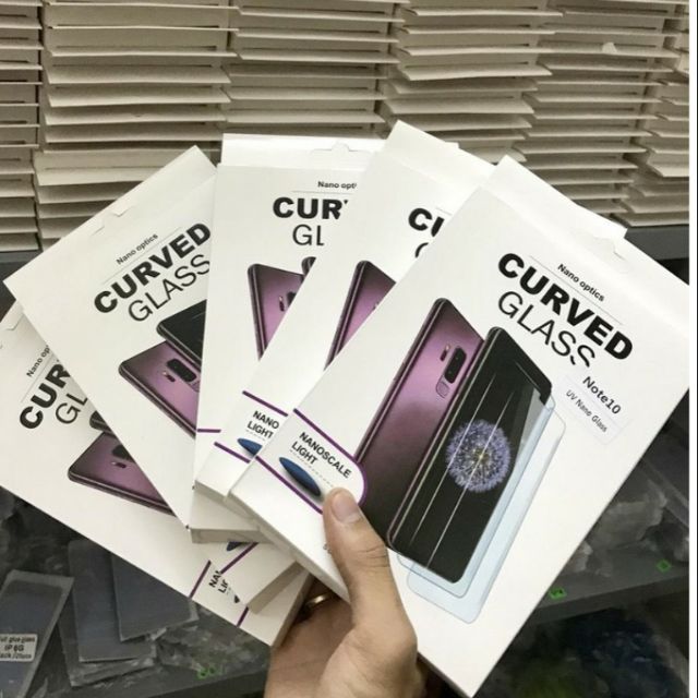 Kính cường lực Full keo UV Galaxy Note 10/ Note 10 Plus Full keo màn hình cao cấp