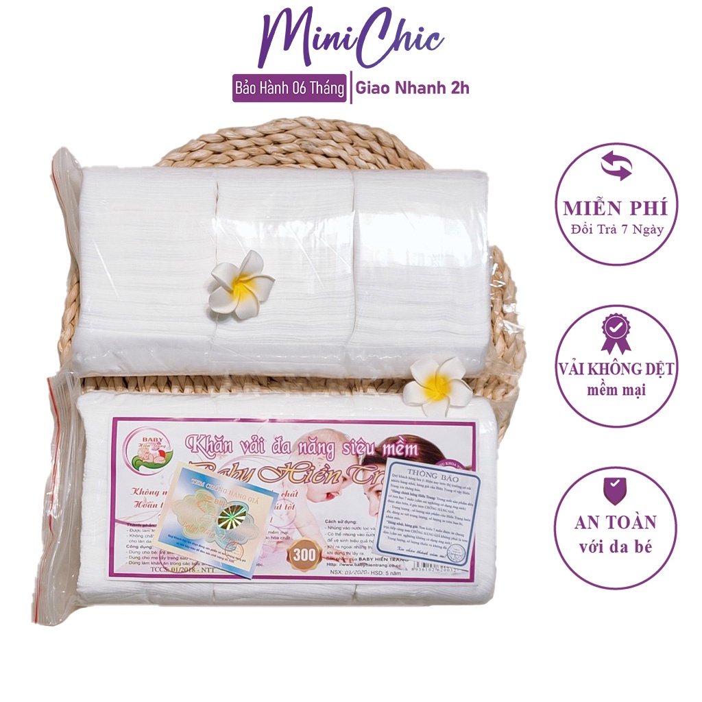 Khăn giấy khô đa năng, giấy khô đa năng Hiền Trang siêu mềm cho bé ( 170 gram )