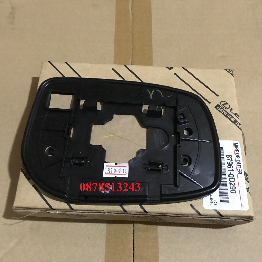 Mặt gương chiếu hậu Vios,Yaris,Camry,Altis 2007-2013 xịn chính hãng
